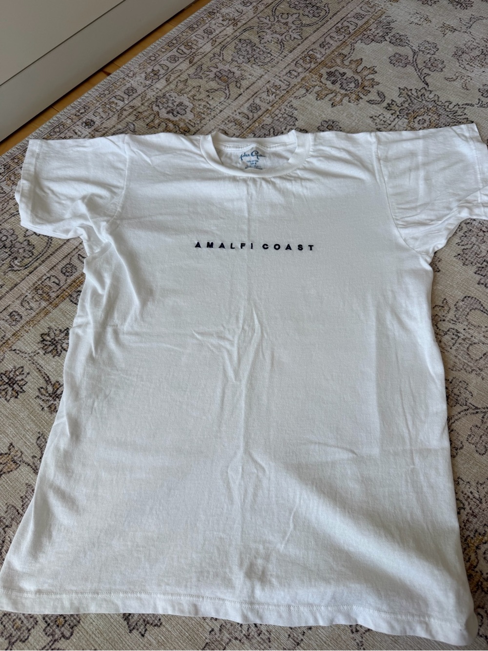 Brandy Melville Amalfi Coast White Graphic Tee
